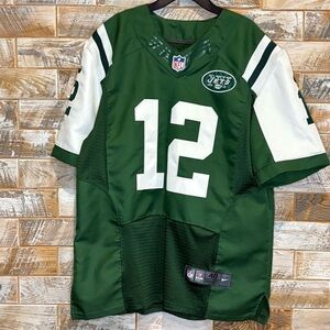 Jets. Joe Namath Green & White Nike NFL Jersey. #12. Good Condition. Size M